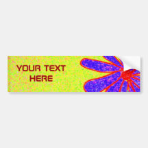 Fleur sauvage Bumpersticker Adhésif Pour Voiture
