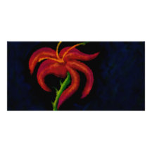 fleur sauvage photocarte customisée