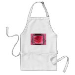 Fleur tropicale rose de ketmie tablier