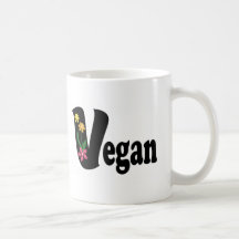 Fleur végétalienne mug