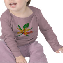 Fleur végétarienne t-shirt