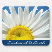 Fleur viable de marguerite de cadeaux de Mousepad  Tapis De Souris