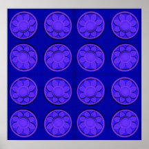 fleurit le bleu posters