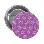 Fleurs abstraites badge