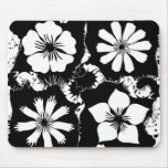 fleurs carrées tapis de souris