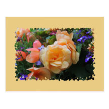 Fleurs colorées de Preety Cartes Postales