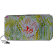 Fleurs d'aquarelle d'été CricketDiane 2013 Haut-parleurs iPod
