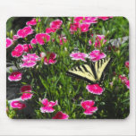 Fleurs de Butterfy Tapis De Souris