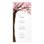 Fleurs de cerisier/carte de menu aquarelle de Saku Carte Double Customisable