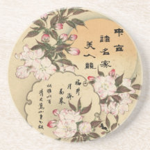 Fleurs de cerisier dessous de verre
