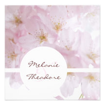 Fleurs de cerisier faire-parts