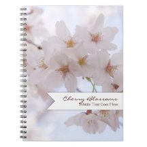 Fleurs de cerisier faites sur commande carnet à spirale
