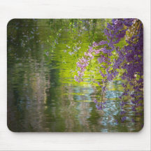 Fleurs de cerisier impressionnistes tapis de souris
