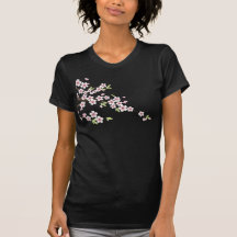Fleurs de cerisier roses molles t-shirt
