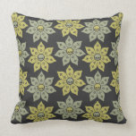 Fleurs de crâne coussin