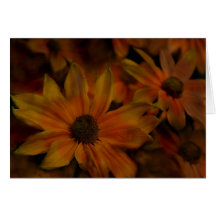 Fleurs de crique de poissons cartes de vœux