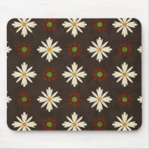 Fleurs de fantaisie d'automne tapis de souris