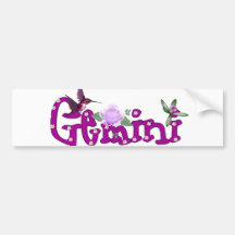 Fleurs de Gémeaux Adhésif Pour Voiture