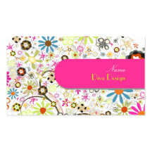 Fleurs de PixDezines, BusinessCard Cartes De Visite Personnelles