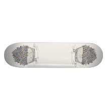 Fleurs de ressort plateaux de skateboards