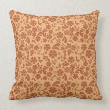 Fleurs de rouille sur le coussin du melon MOJO