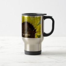 Fleurs de Sun de banlieusard de tasse de voyage de