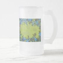 Fleurs d'empiétement mug à café
