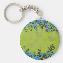 Fleurs d'empiétement porte-clef