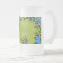 Fleurs d'empiétement tasse