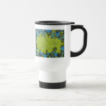 Fleurs d'empiétement tasse à café