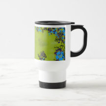 Fleurs d'empiétement tasses à café