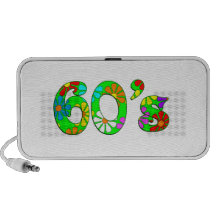 fleurs des années 60 haut-parleur iPod