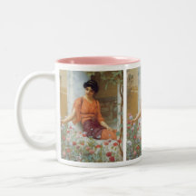 Fleurs d'été par John William Godward Mug