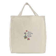 Fleurs et amour sac