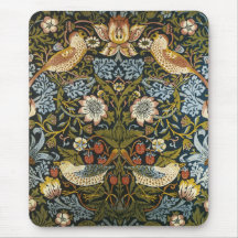 Fleurs et oiseaux Mousepad Tapis De Souris