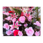 Fleurs et roses roses : cartes postales