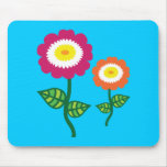 Fleurs géniales d'art tapis de souris