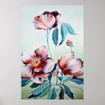 Fleurs jaunes d'Atlantide Posters