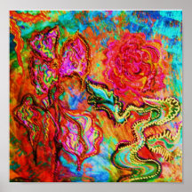 Fleurs magnifiques poster