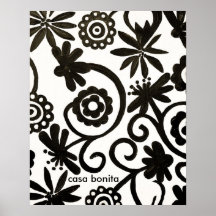 fleurs noires posters