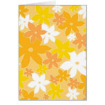 Fleurs oranges cartes