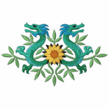 Fleurs orientales de dragon