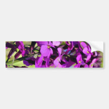 Fleurs pourpres autocollant pour voiture