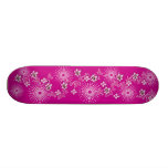 Fleurs roses de Girlie Skateboards Cutomisables