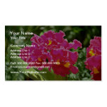 Fleurs roses d'orchidées cartes de visite professionnelles