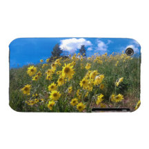 fleurs sauvages sur Vail Coque Case-Mate iPhone 3