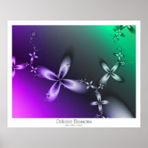 Fleurs sensibles poster