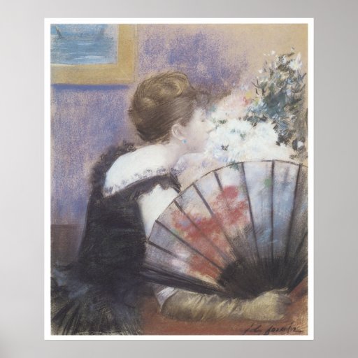 Fleurs sentantes de femme, 1883 poster