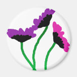 FLEURS TROIS MAGNETS