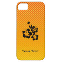 Fleurs tropicales jaune-orange coque Case-Mate iPhone 5